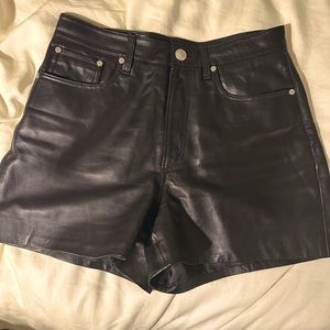 Rag & Bone Leather shorts
